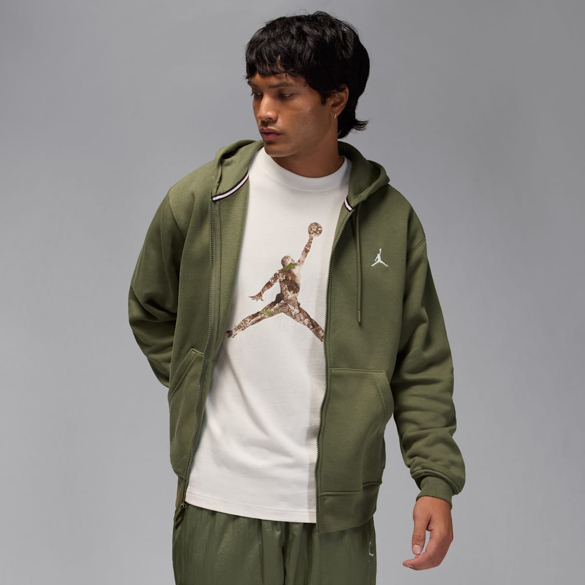Jordan Brooklyn Fleece Jordan Brooklyn Fleece Men's Full-Zip Hoodie