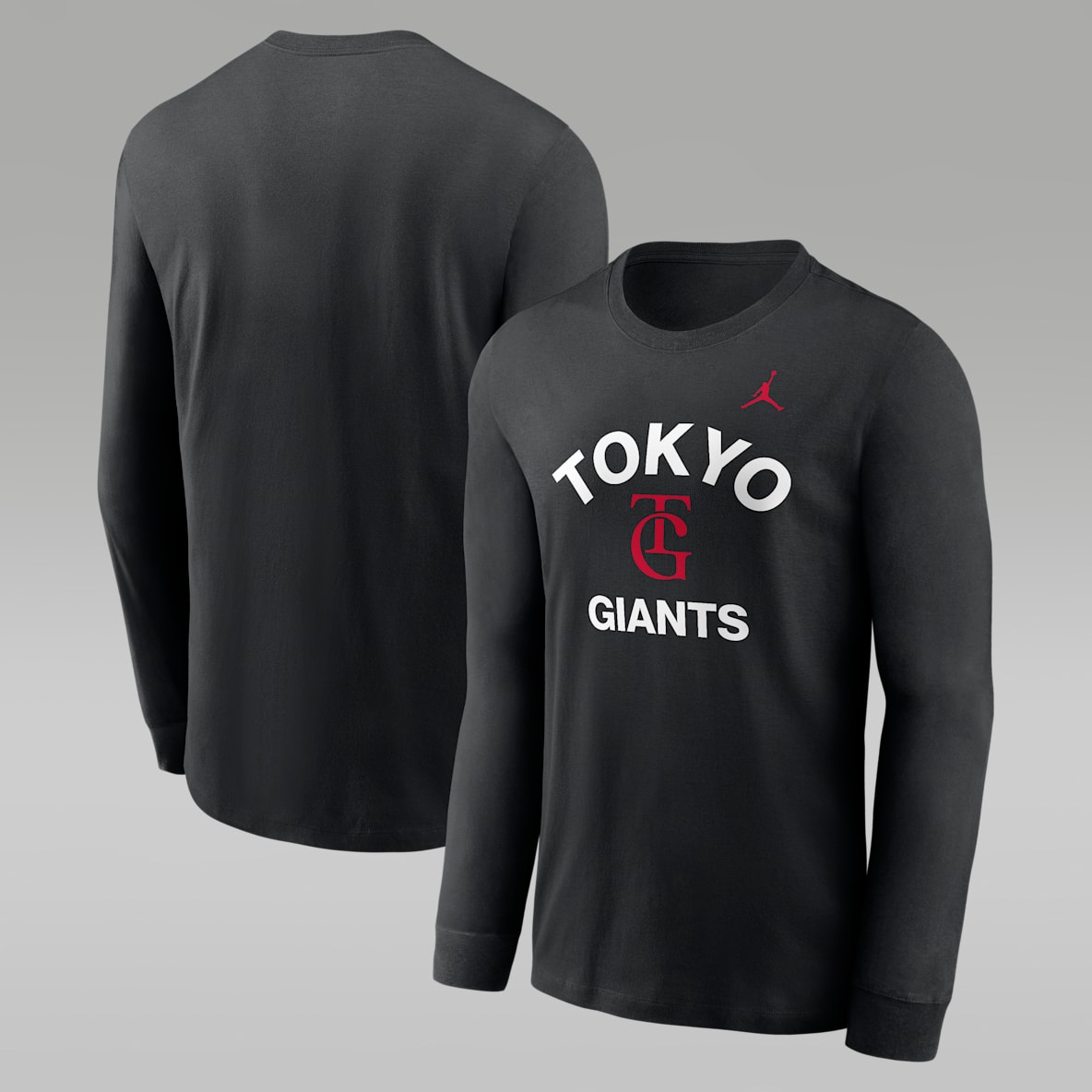 東京 読売ジャイアンツ x ジョーダン エクスクルーシブ コレクション メンズ ロングスリーブ T シャツ