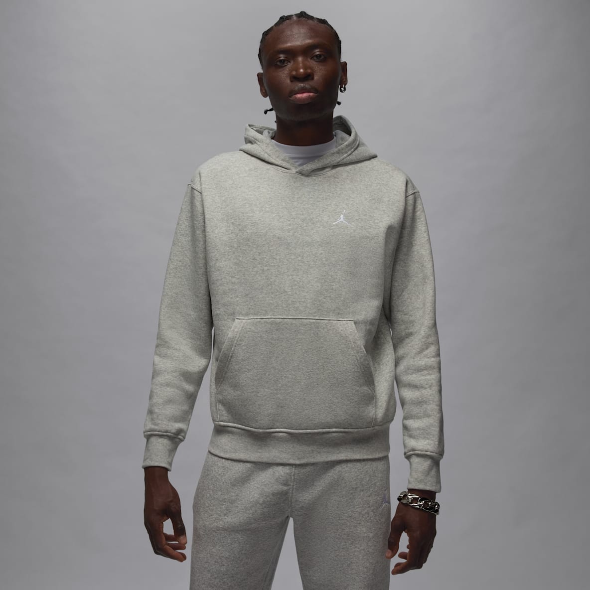 Jordan Brooklyn Fleece Jordan Brooklyn Fleece Kapucnis, belebújós férfipulóver