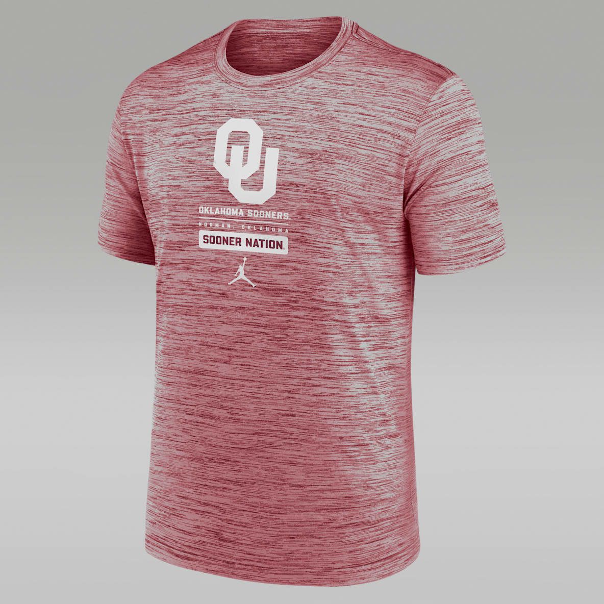 Oklahoma Sooners Campus Center Block Velocity Oklahoma Sooners Campus Center Block Velocity Men's Jordan Brand Dri-FIT College T-Shirt