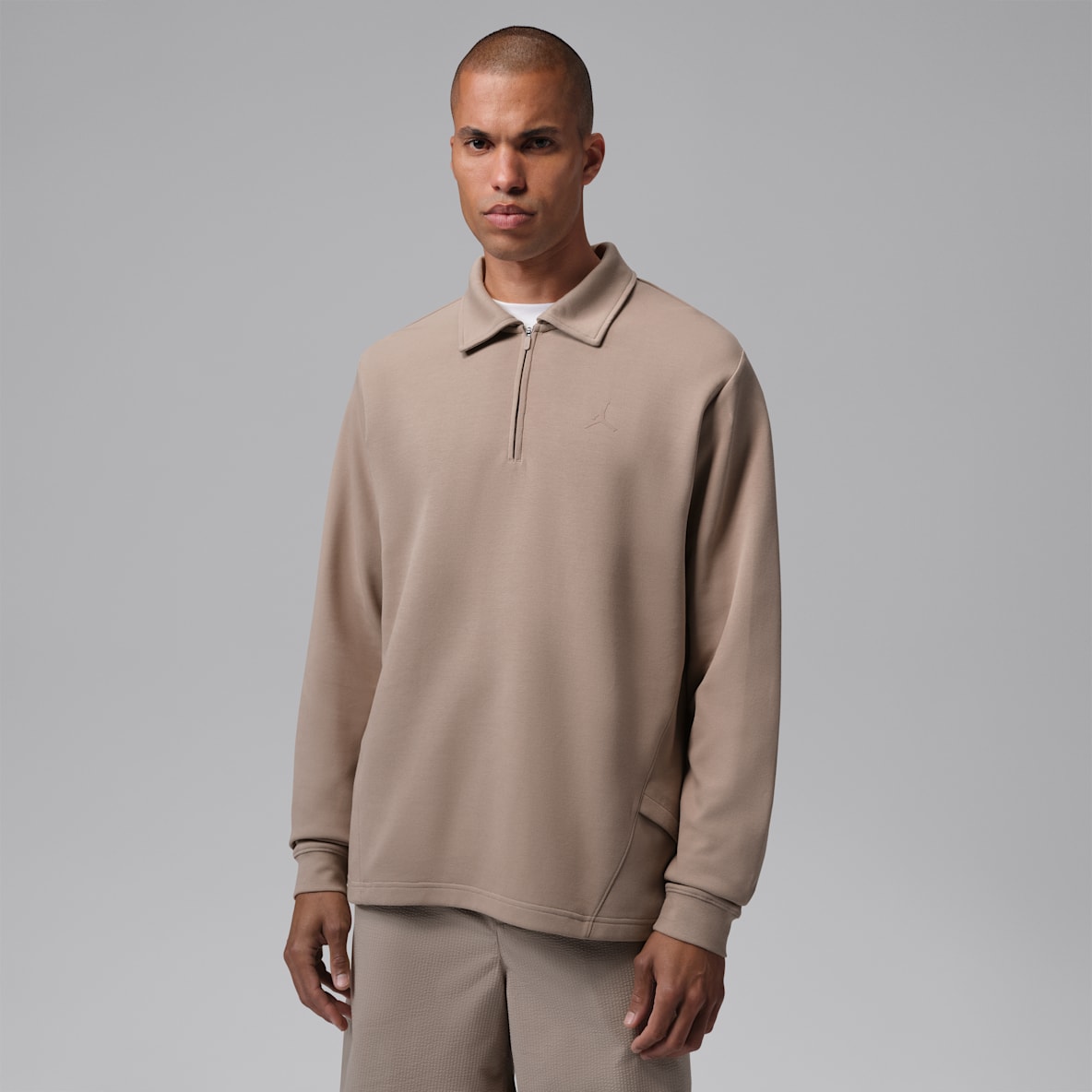 Jordan Men's 1/2-Zip Collared Long-Sleeve Golf Top