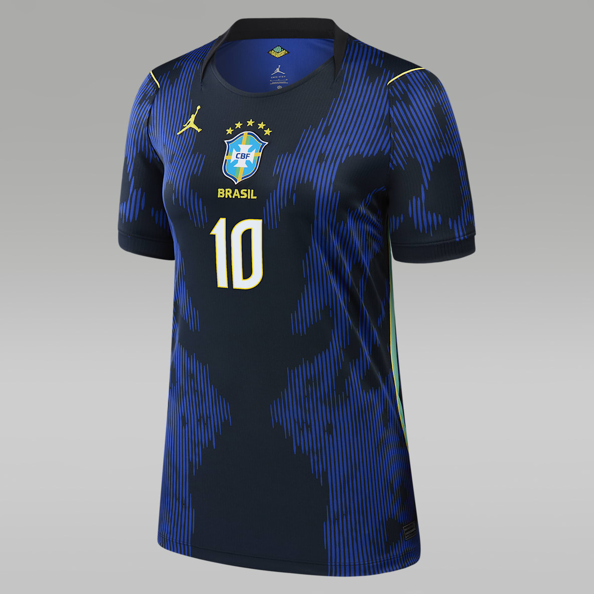 Neymar Jr. Brazil 2026 Stadium Away Women's Jordan Dri-FIT Soccer Replica Jersey
