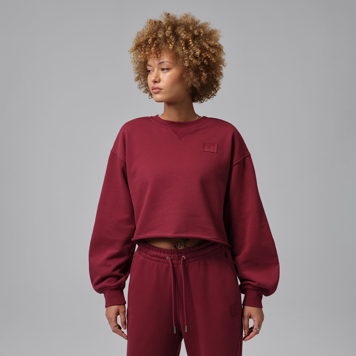 Jordan Flight Fleece Women's Mod-Crop Crew-Neck Sweatshirt