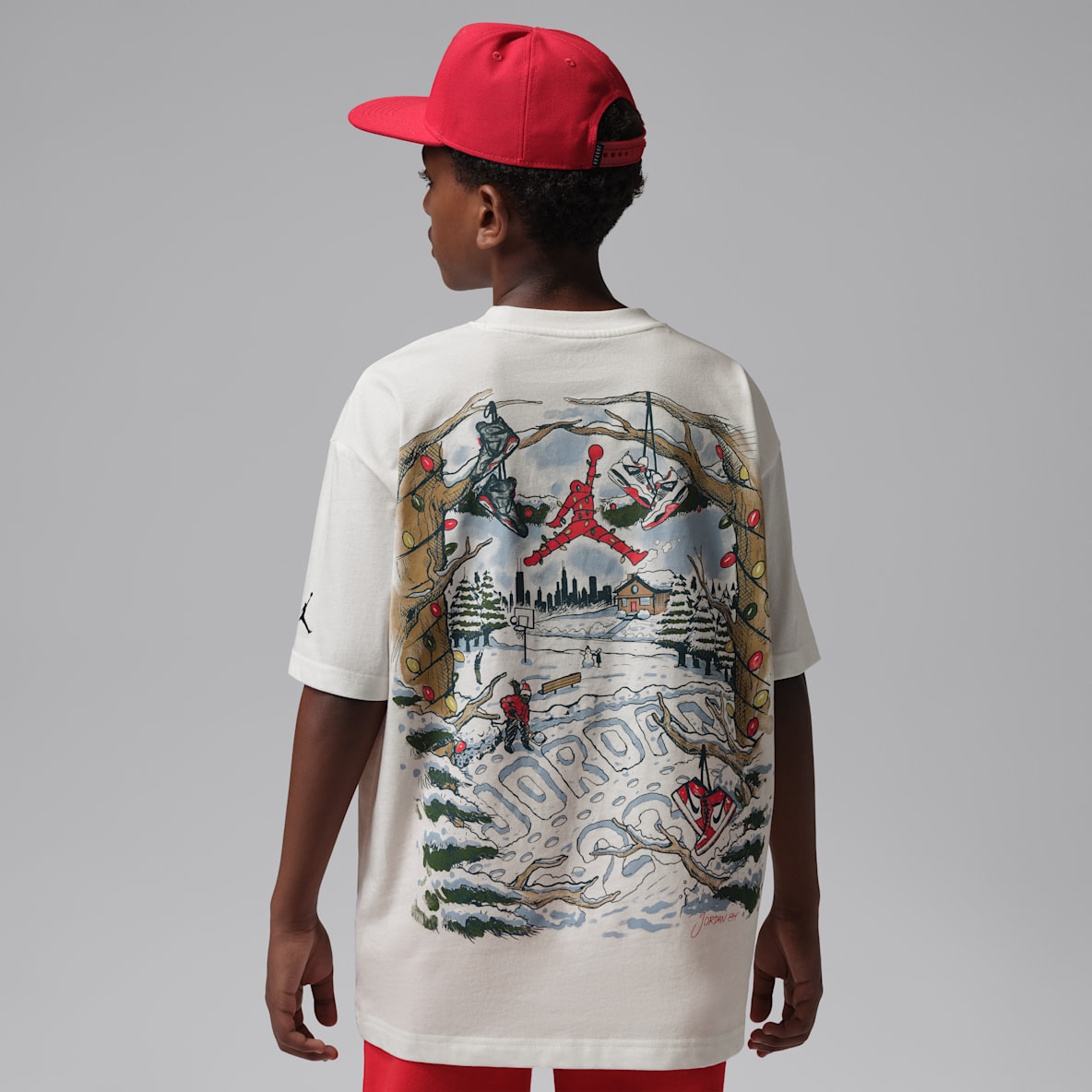Jordan T-shirt Holiday Lights pour pré-ado