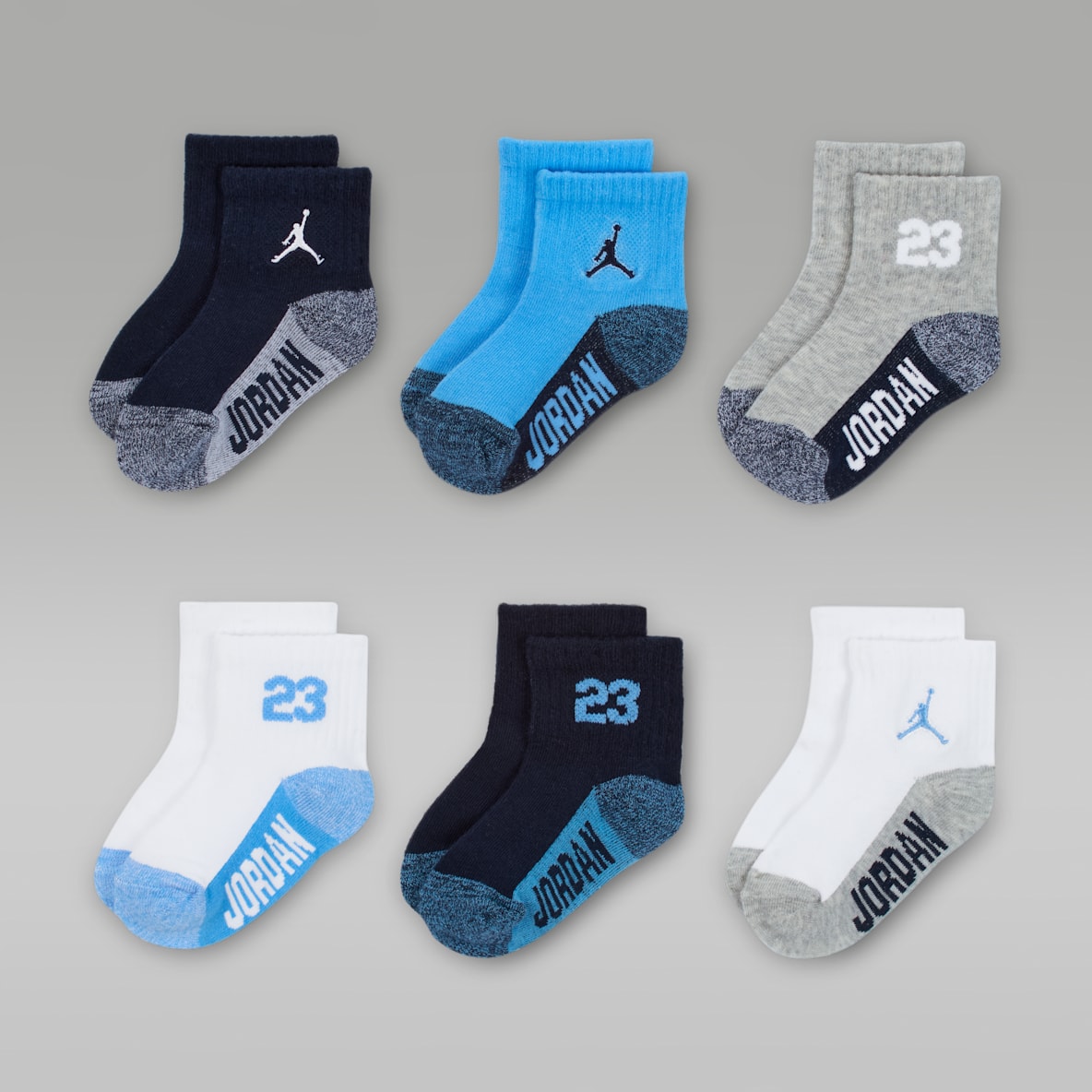 Jordan Jordan Calcetines para bebé (6 pares)