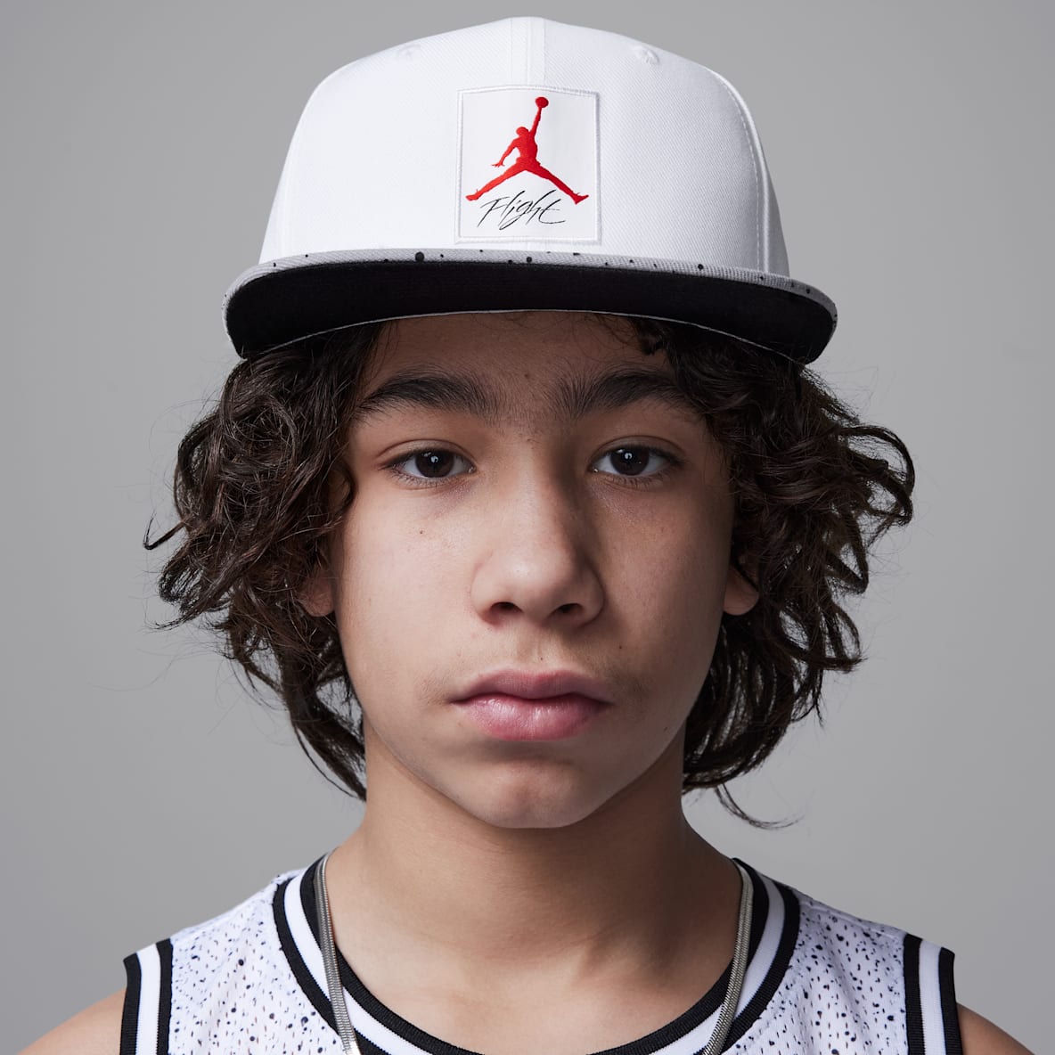 Jordan Gorra con visera plana para niños talla grande Retro 4
