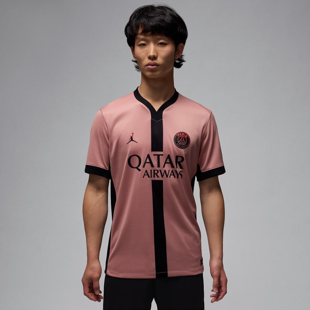 パリ サンジェルマン (PSG) 2024/25 スタジアム サード パリ サンジェルマン (PSG) 2024/25 スタジアム サード メンズ ジョーダン Dri-FIT サッカー レプリカ ユニフォーム