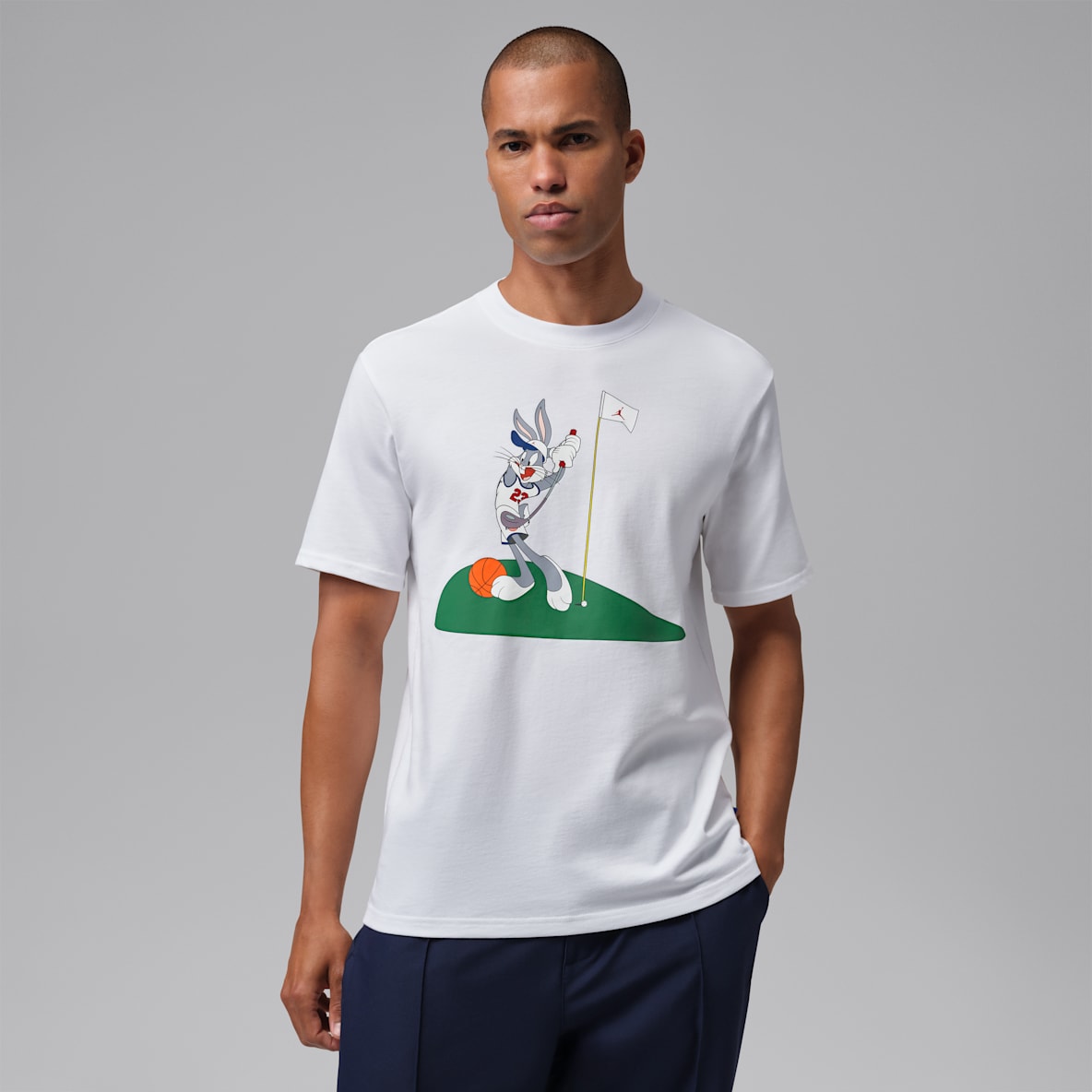 Jordan Dri-FIT Space Jam Playera de golf con diseño de Bugs Bunny para hombre