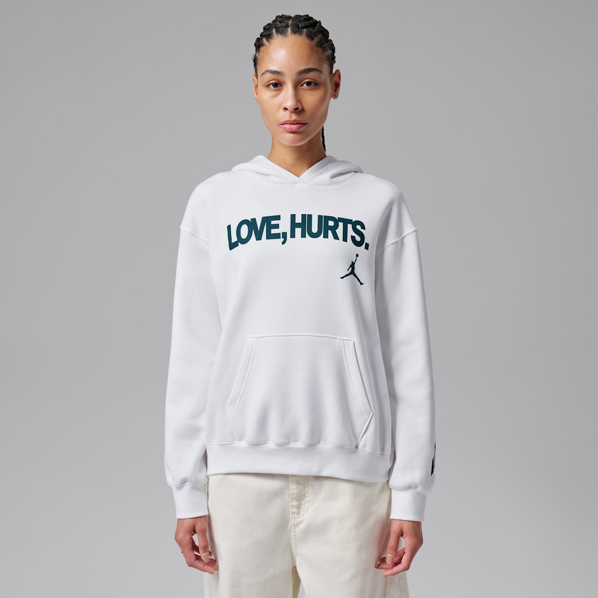 Jalen Hurts Sudadera con gorro de tejido Fleece para mujer