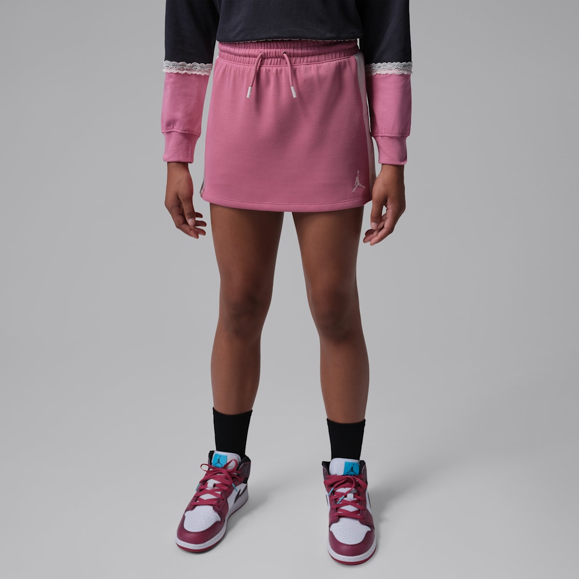 Jordan She's An All Star Big Kids' Snap Skort