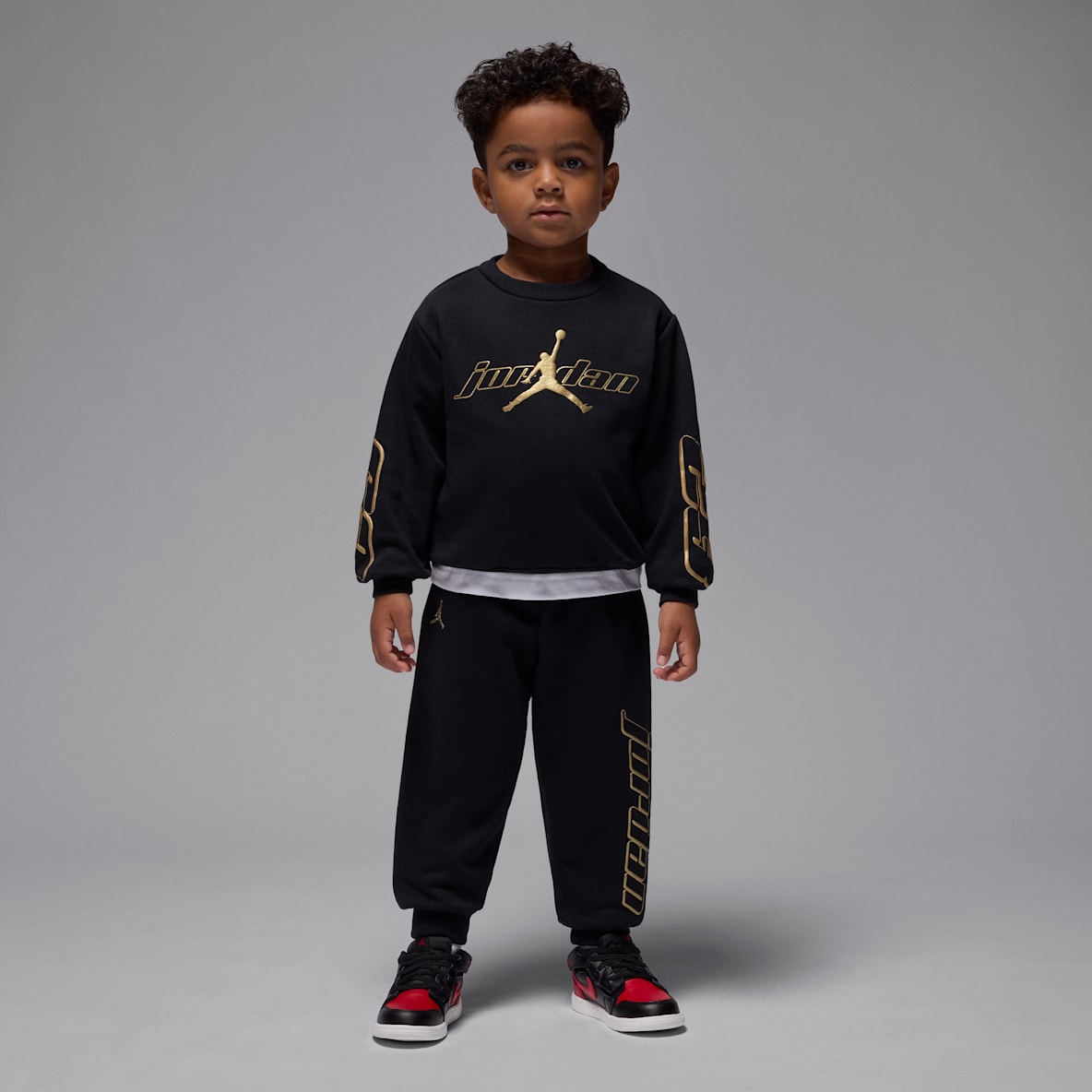 조던 마운틴사이드 베이비 투피스 플리스 크루 세트