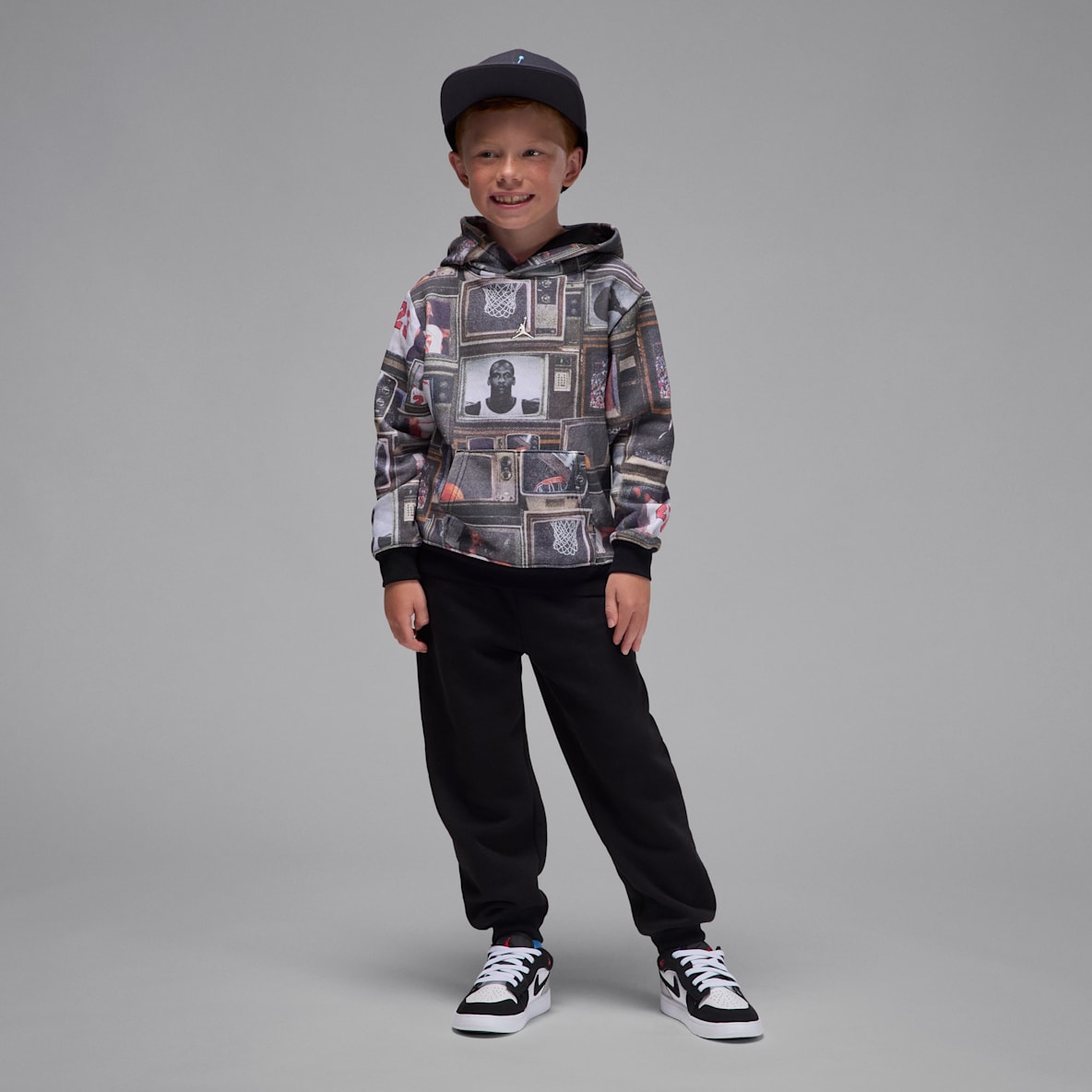 Jordan Brooklyn Fleece Jordan Brooklyn Fleece Conjunto de dos piezas con estampado - Niño/a pequeño/a