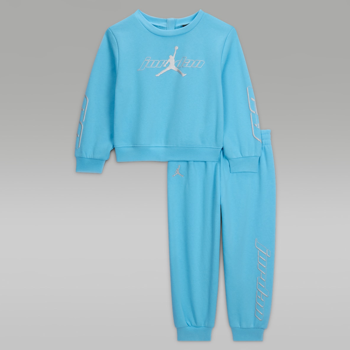 Jordan Mountainside Jordan Mountainside Conjunto de 2 piezas de sudadera de cuello redondo de tejido Fleece para bebé (12-24 M)