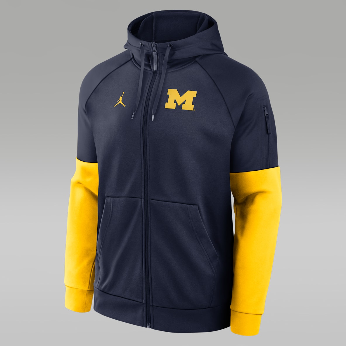 Michigan Primetime Men's Jordan Brand Therma-FIT College Full-Zip Hoodie