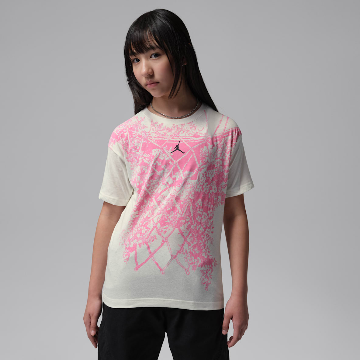 Jordan Big Kids' Net Bouquet T-Shirt
