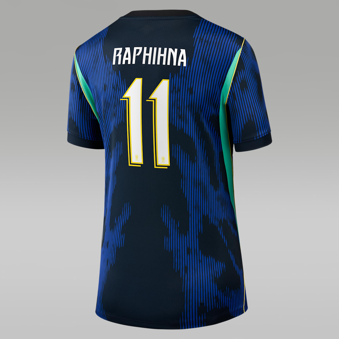 Raphinha Brazil National Team 2026 Stadium Away Women's Nike Dri-FIT Soccer Jersey