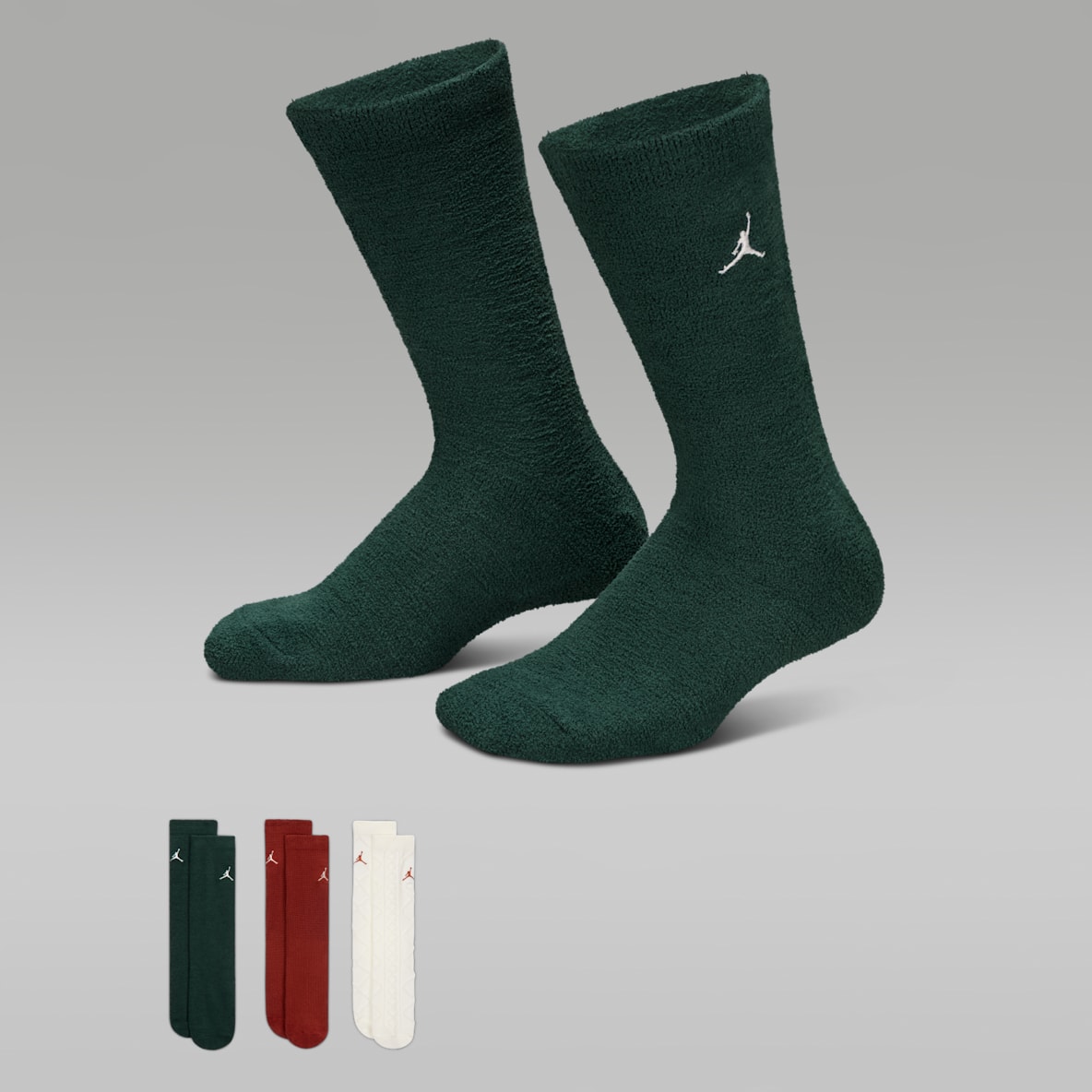 Jordan Big Kids' Holiday '25 Gifting Crew Socks (3 Pairs)