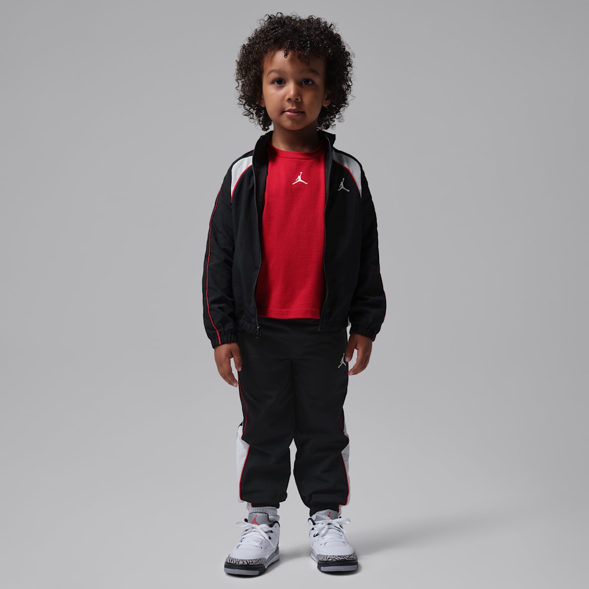 Jordan Toddler Colourblock 2-Piece Windbreaker Piping Set