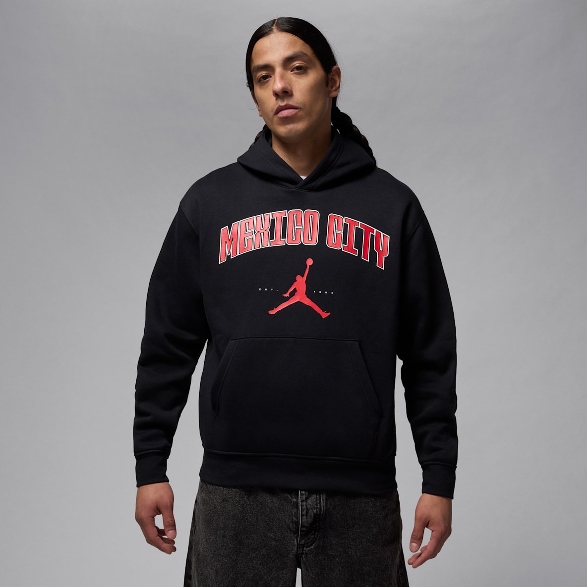 Jordan Jordan Sudadera con gorro sin cierre de tejido Fleece Mexico City para hombre
