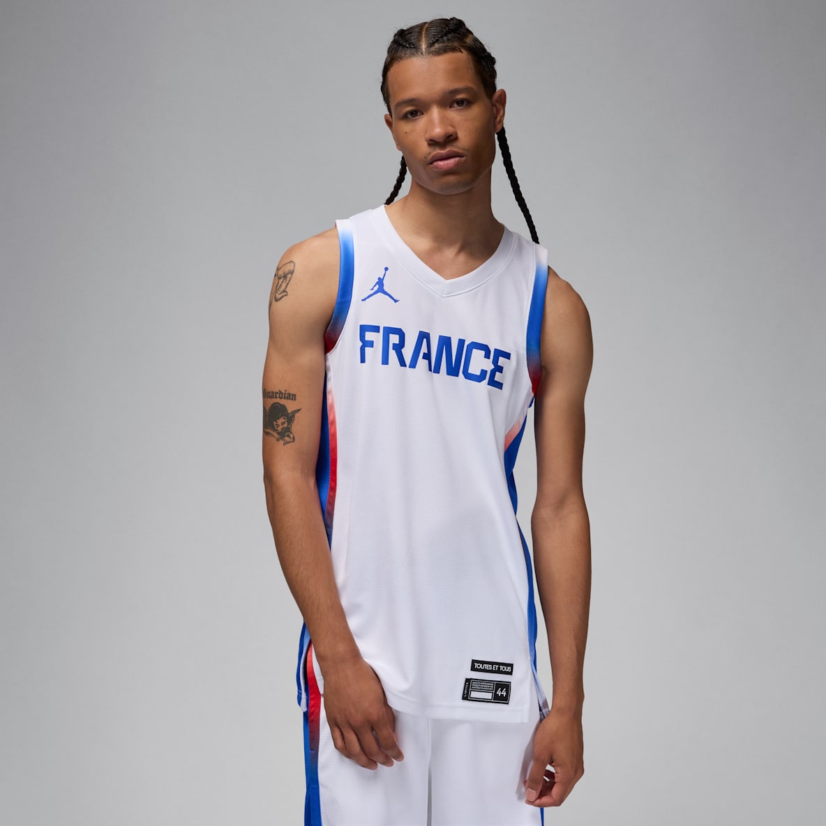 Frankrig Limited Home Frankrig Limited Home Jordan Basketball-spillertrøje til mænd
