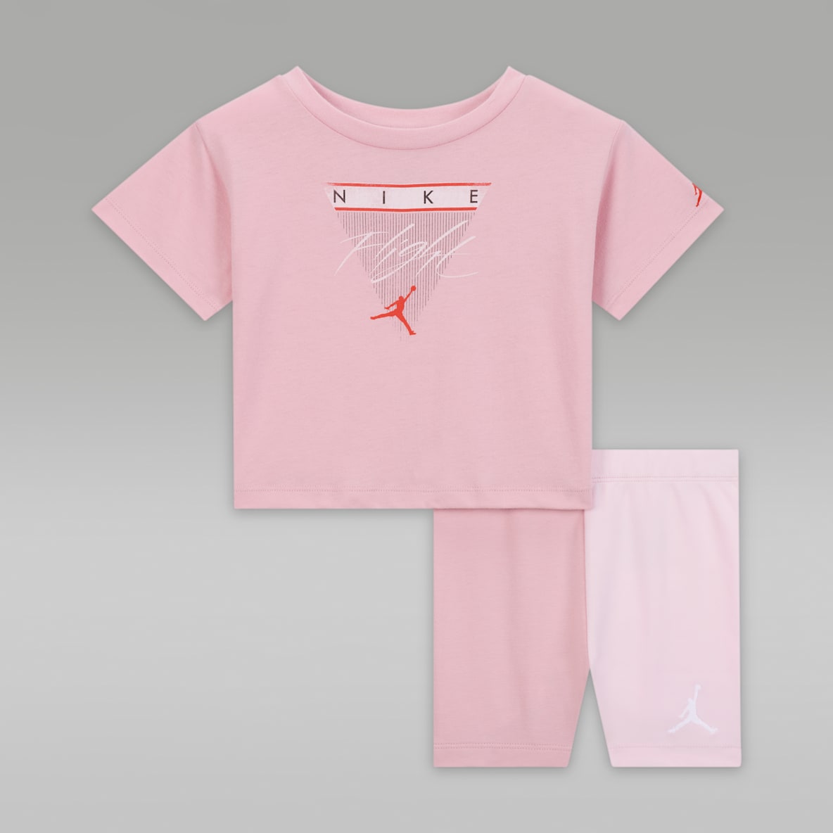 Jordan Mini Me Jordan Mini Me Baby (12-24M) Flight Bike Shorts Set