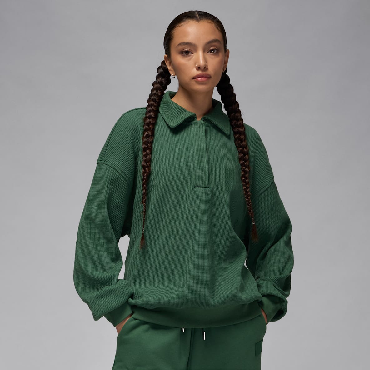 Jordan Flight Jordan Flight Women's Long-Sleeve Waffle Top