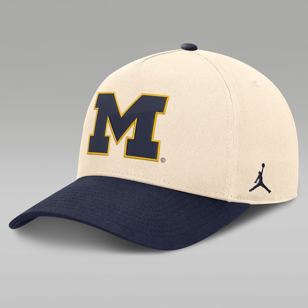 Michigan Campus Prep Rise Men's Jordan Brand College A-Frame Adjustable Hat