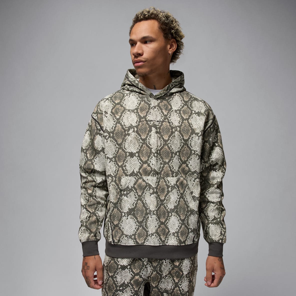 Jordan Sport Hoop Fleece Jordan Sport Hoop Fleece Men's Dri-FIT Printed Pullover Hoodie