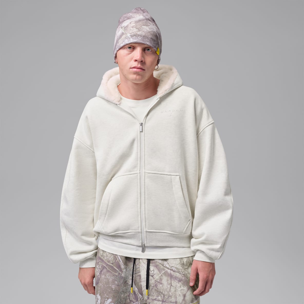 Jordan Flight Men's Faux Fur Full-Zip Hoodie