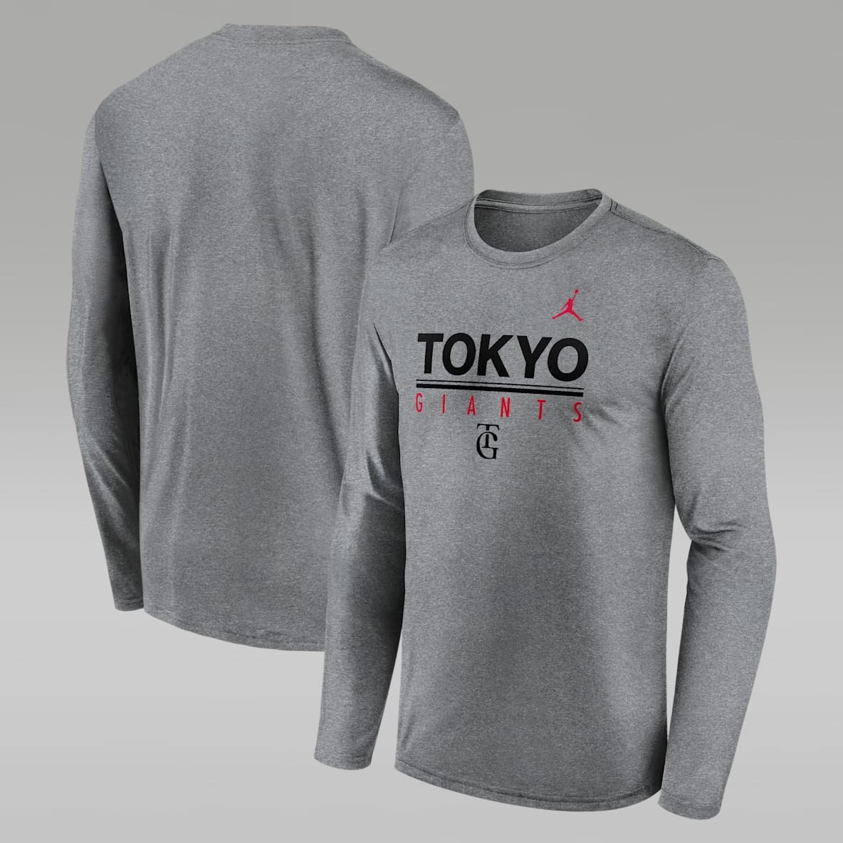 東京 読売ジャイアンツ x ジョーダン エクスクルーシブ コレクション メンズ ロングスリーブ T シャツ