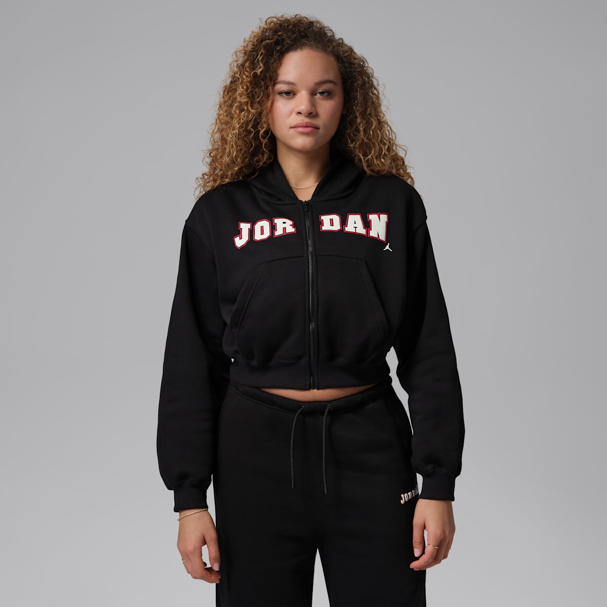 Jordan Brooklyn Fleece Women's Full-Zip Mod-Crop Hoodie