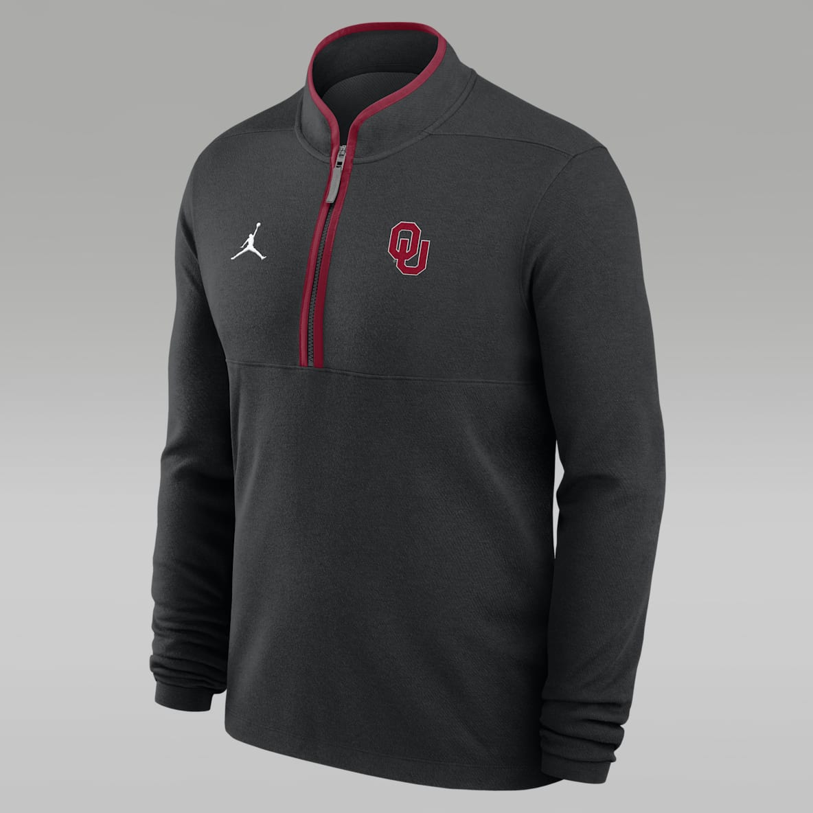 Oklahoma Victory Oklahoma Victory Men's Jordan Brand Dri-FIT College 1/2-Zip Long-Sleeve Top