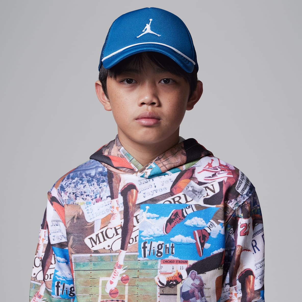Jordan Jordan Gorra de rejilla Jumpman con espuma para niños talla grande