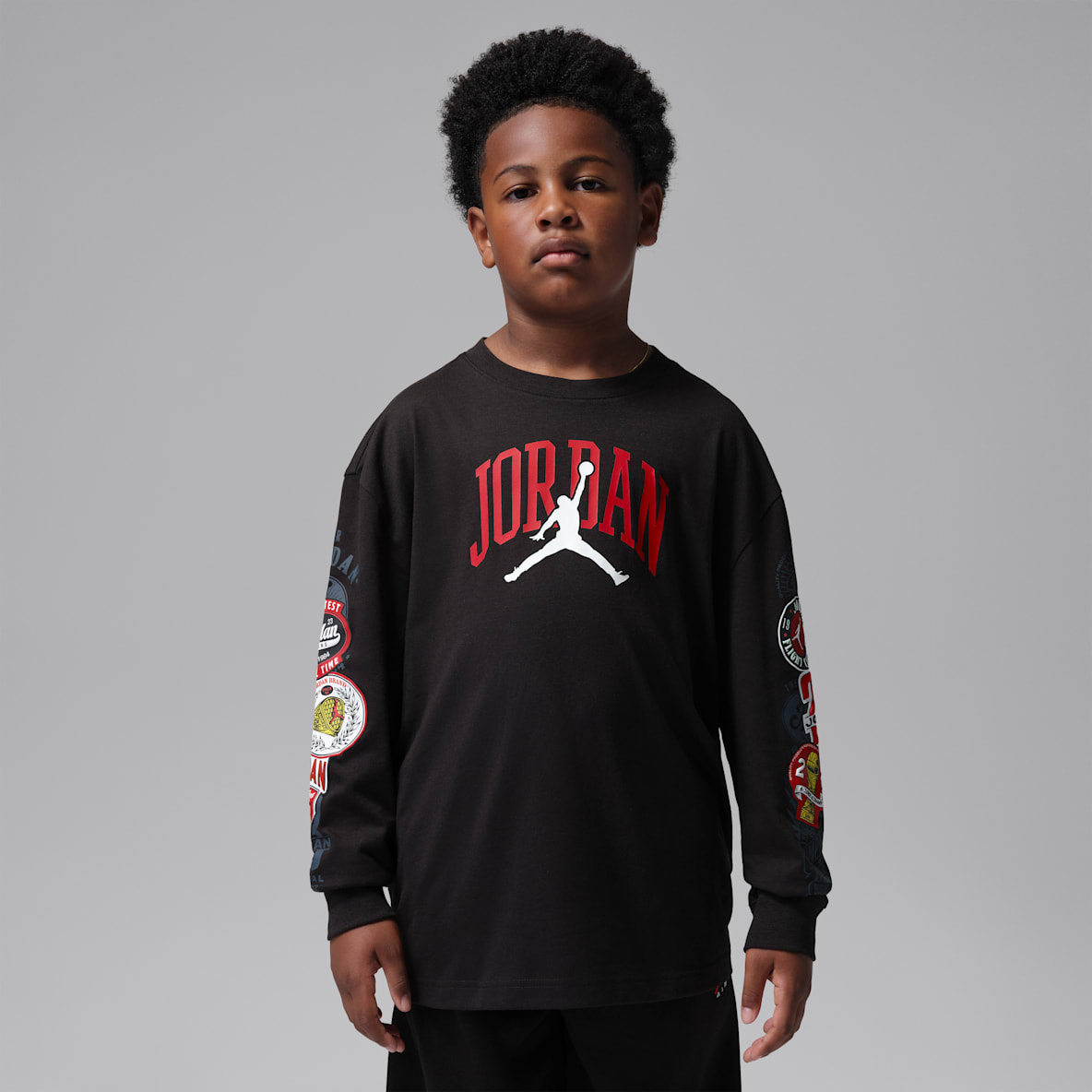 Jordan Big Kids' Interstate 23 Highway Arch Long-Sleeve T-Shirt