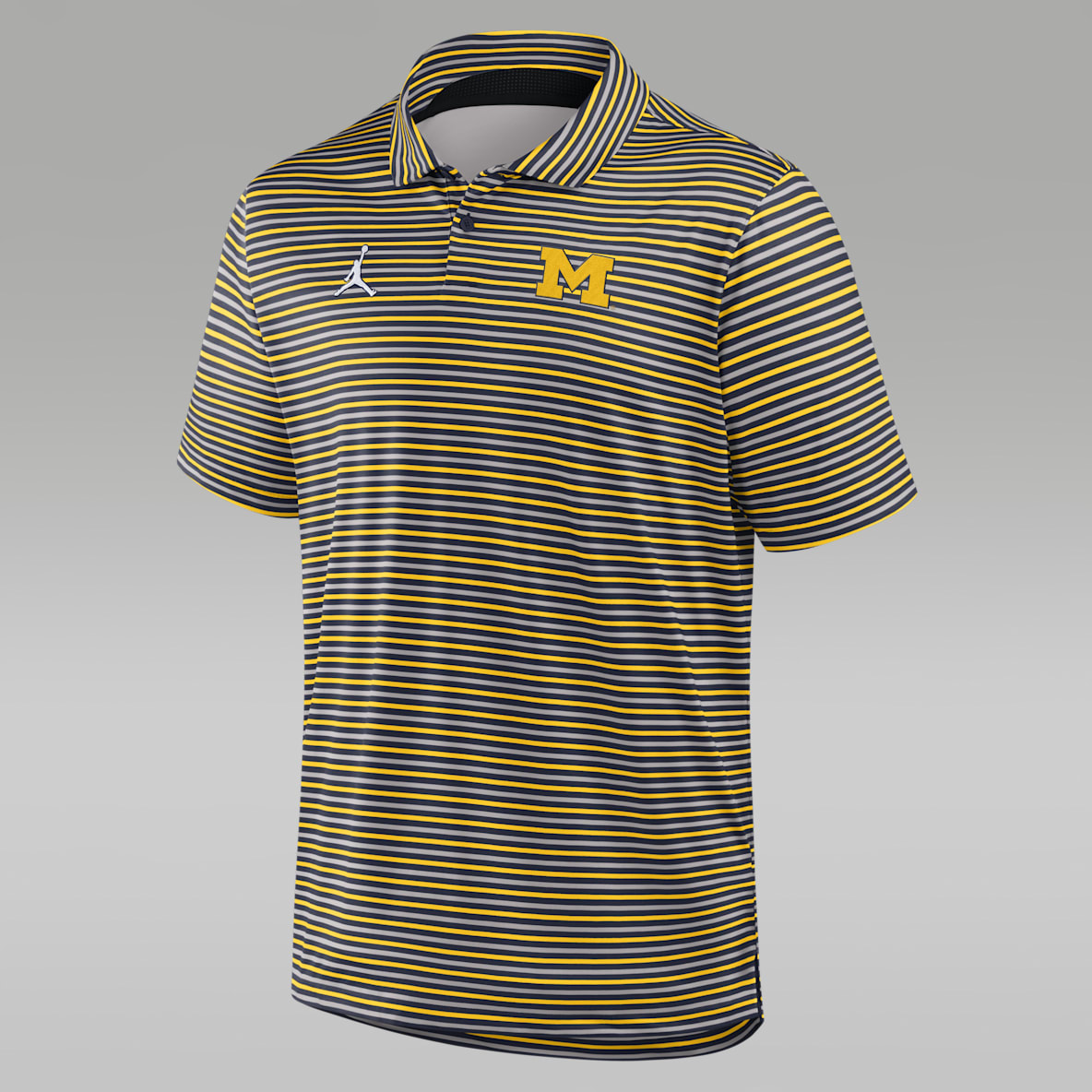 Michigan Tour Stripe Michigan Tour Stripe Men's Jordan Brand Dri-FIT College Polo