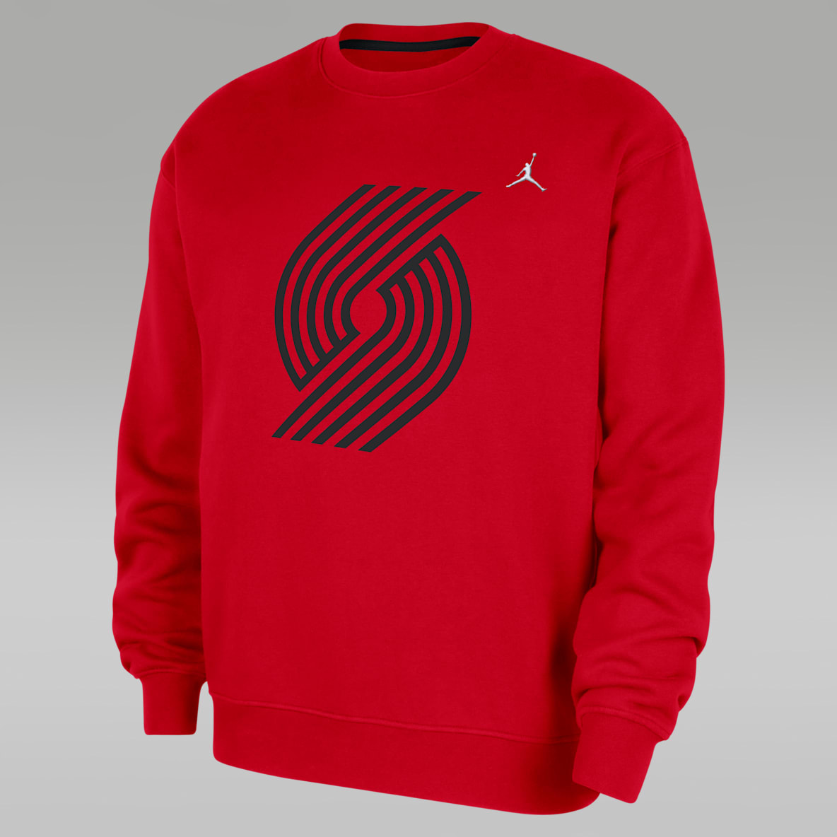 Portland Trail Blazers Statement Essentials Men's Jordan NBA Fleece Crew-Neck Sweatshirt