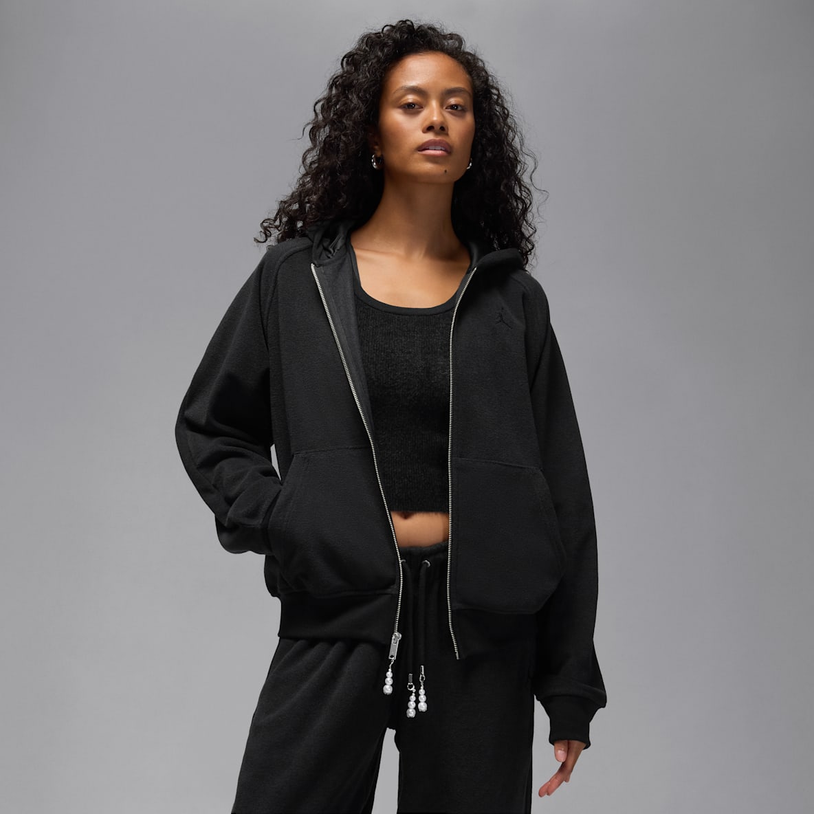 Jordan Flight Fleece Jordan Flight Fleece Sudadera con gorro y cierre completo para mujer