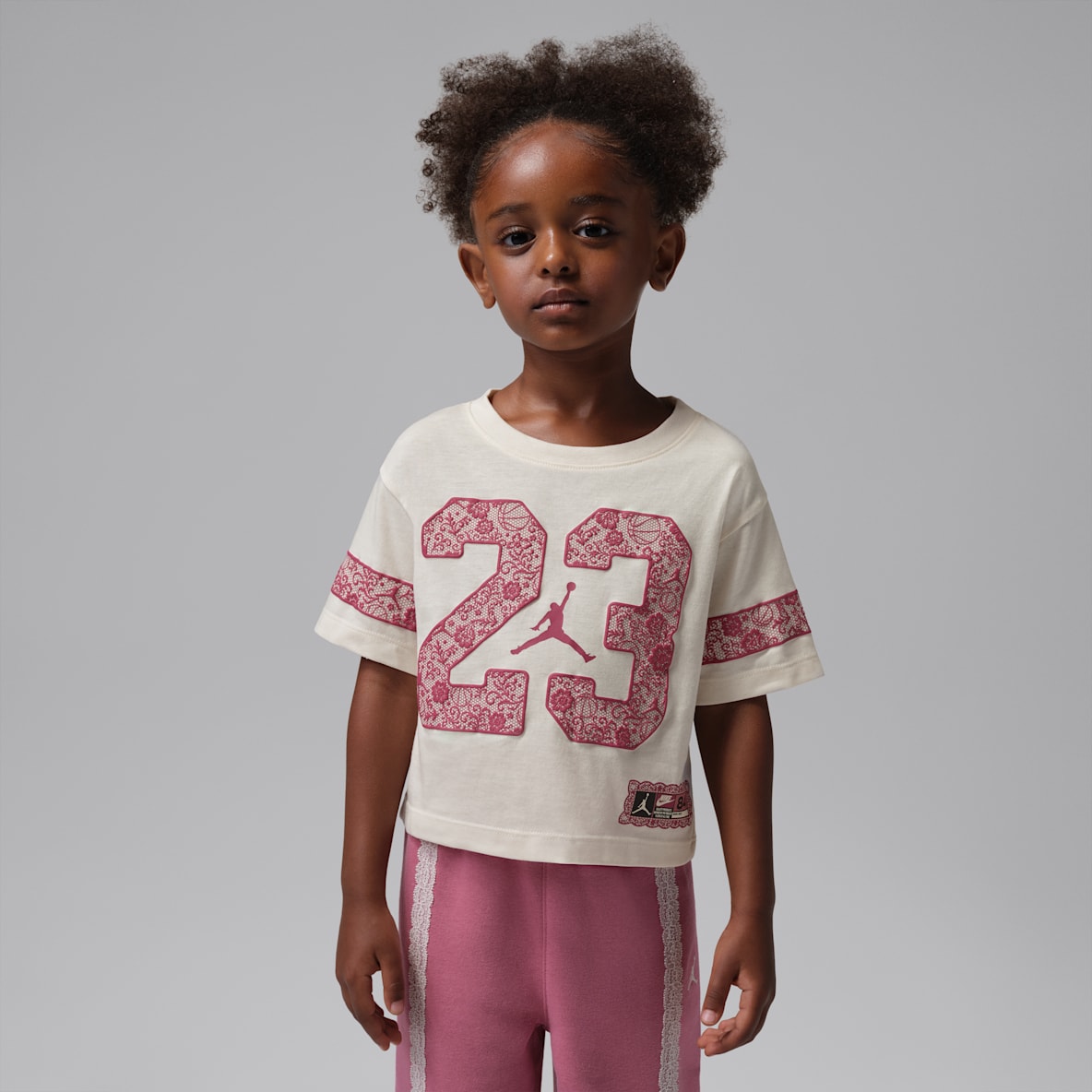 Jordan Little Kids' Floral Lace T-Shirt