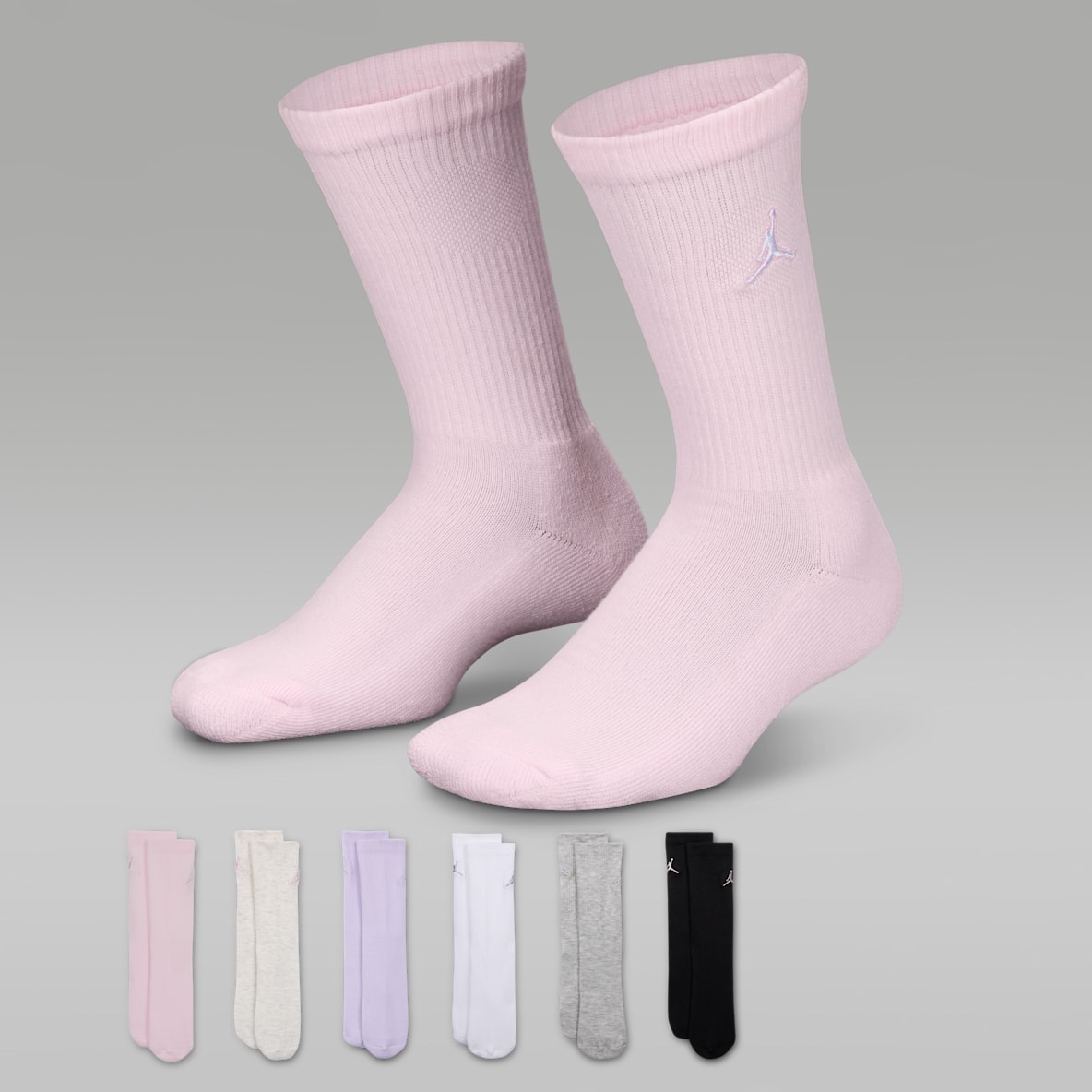 Jordan Everyday Essentials Jordan Everyday Essentials Big Kids' Crew Socks (6 Pairs)