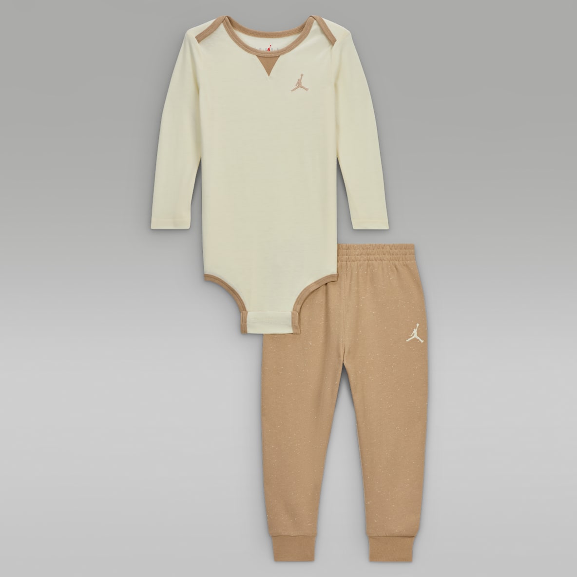 Jordan Jordan Baby (6-12M) 2-Piece Rib Nep Bodysuit Set