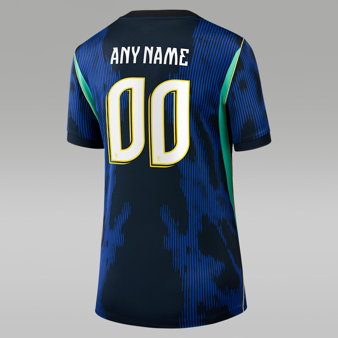 Brazil 2026 Stadium Away Men's Jordan Dri-FIT Soccer Replica Custom Jersey By You