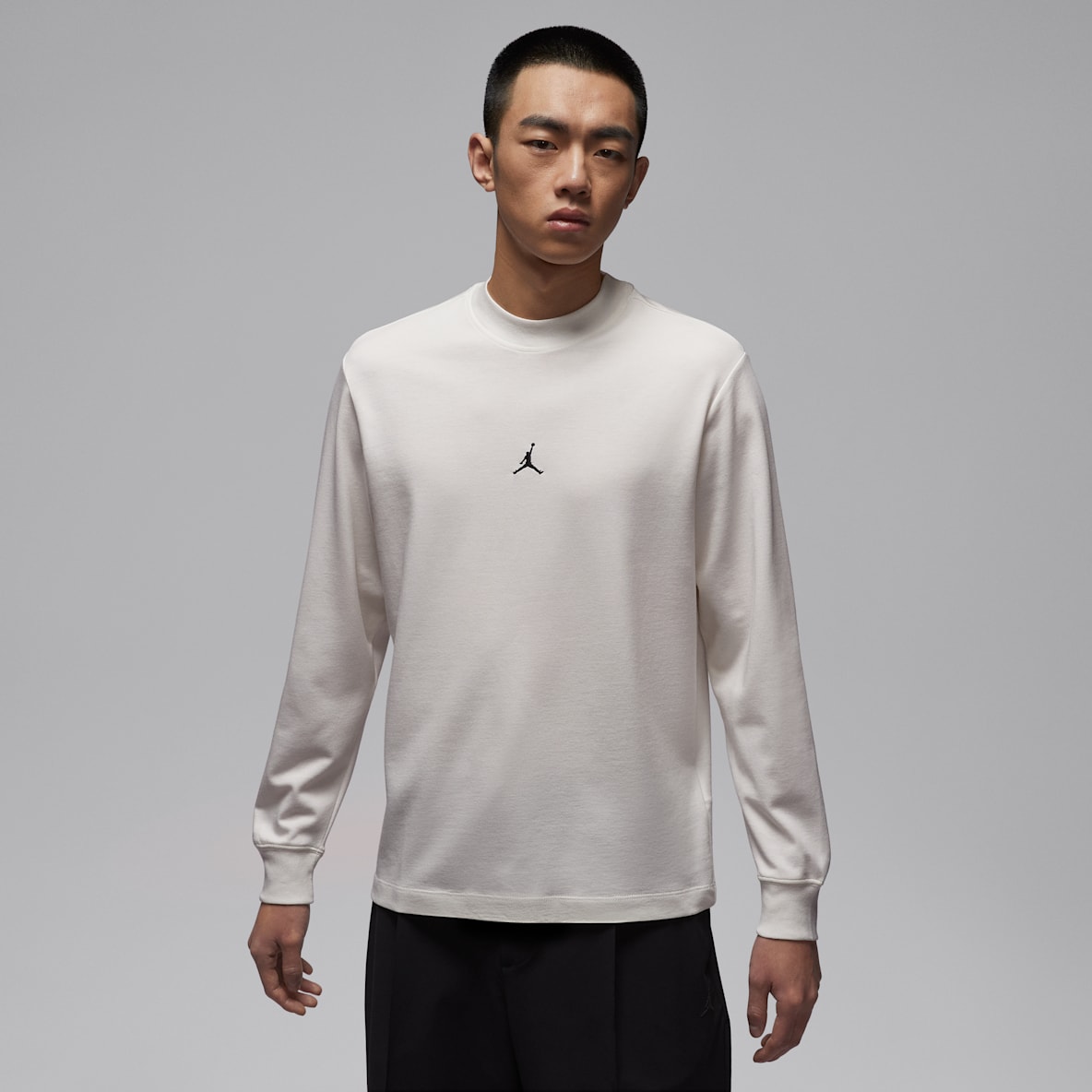 Jordan Sport เสื้อสเวตเตอร์กอล์ฟคอปีนแขนยาวผู้ชาย Dri-FIT