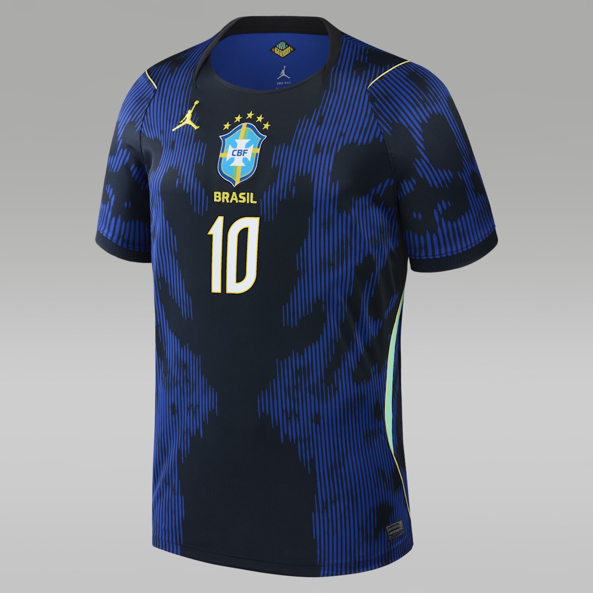 Neymar Jr. Brazil 2026 Stadium Away Men's Jordan Dri-FIT Soccer Replica Jersey