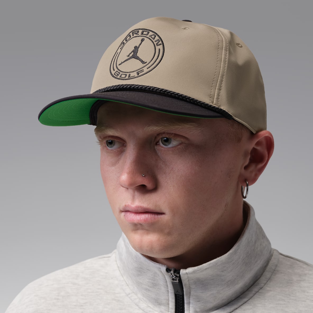 Jordan Pro Structured Dri-FIT Flat-Brim Golf Hat