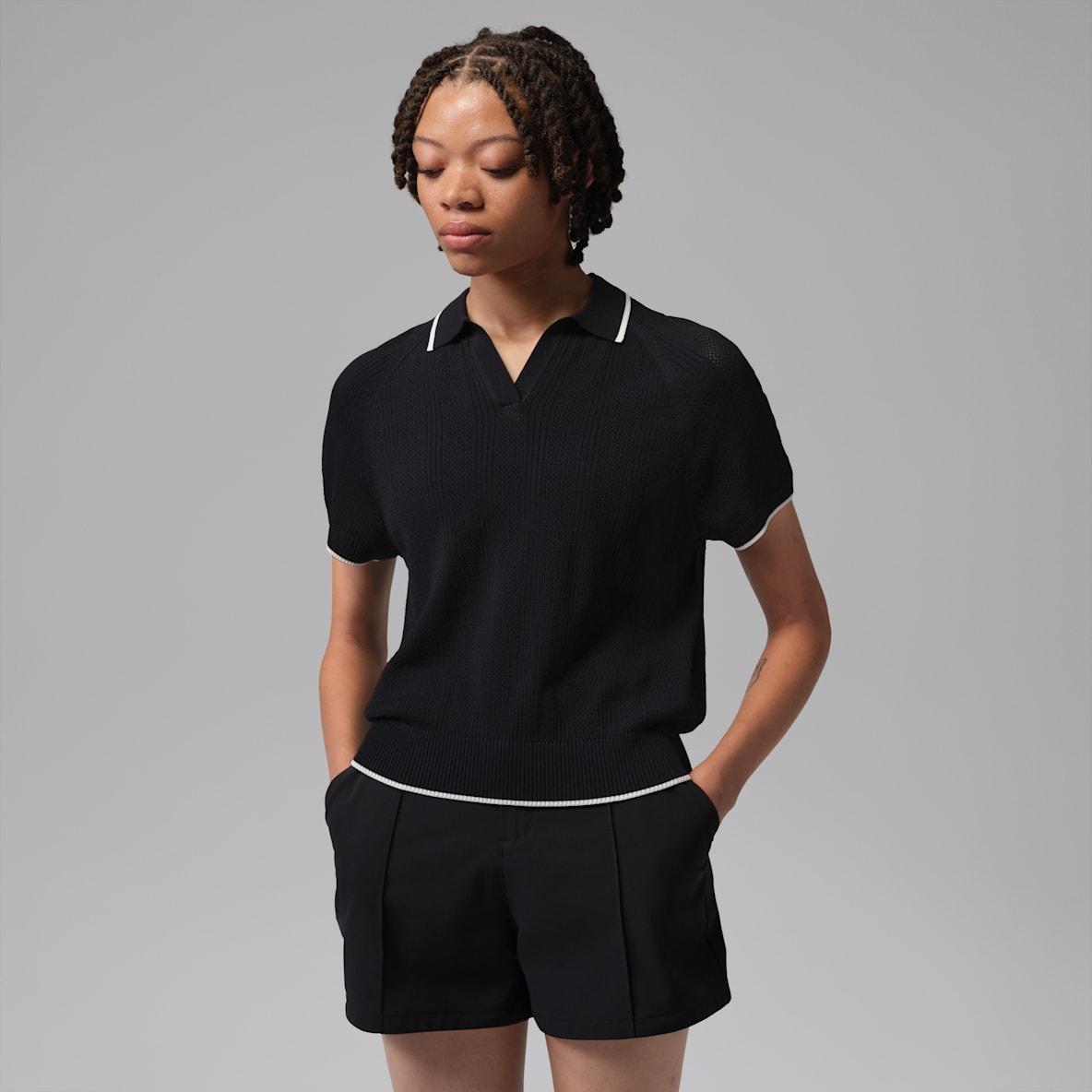 Jordan Sport Polo de golf de tejido Knit para mujer