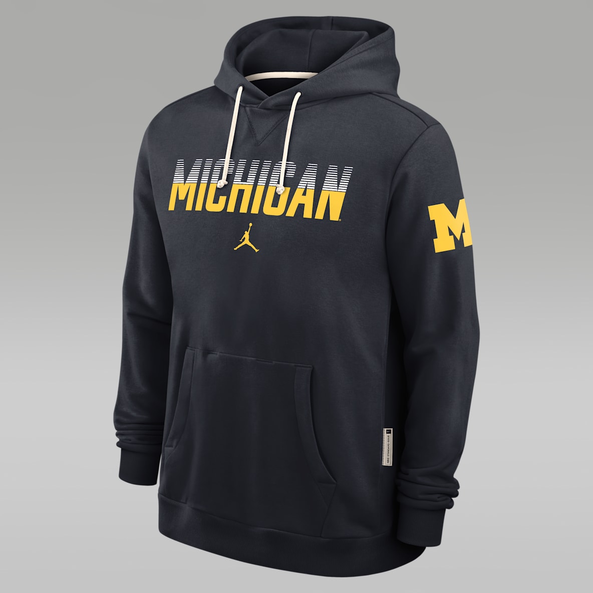 Michigan Sideline Standard Issue Men's Jordan Brand Dri-FIT College Pullover Hoodie