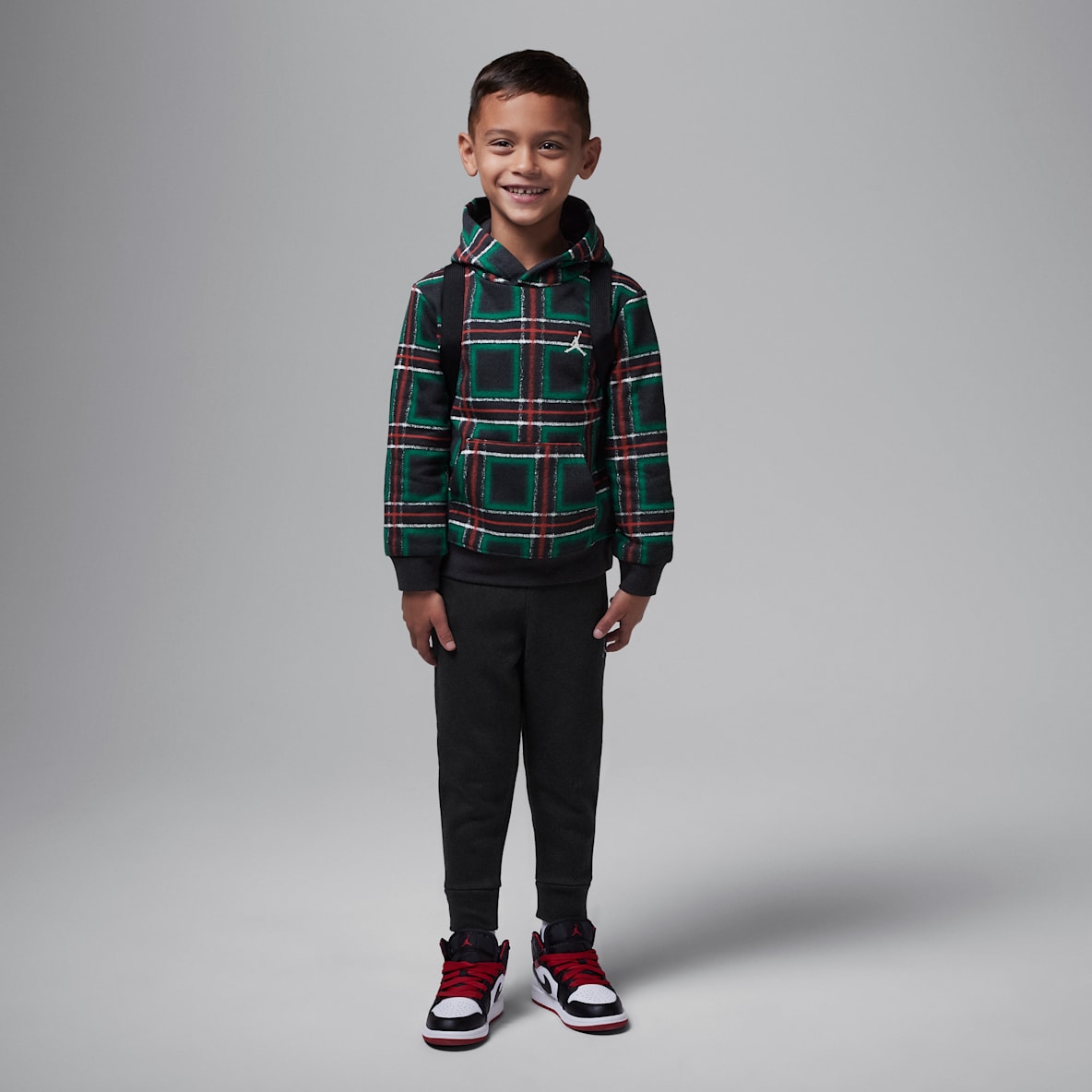 Jordan Brooklyn Essentials Jordan Brooklyn Essentials Toddler 2-Piece Holiday Pullover Hoodie Set