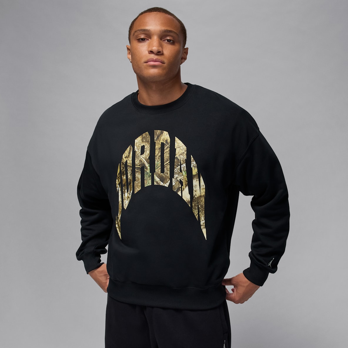 Jordan Brooklyn Jordan Brooklyn Men's French Terry Realtree Crew-Neck Sweatshirt