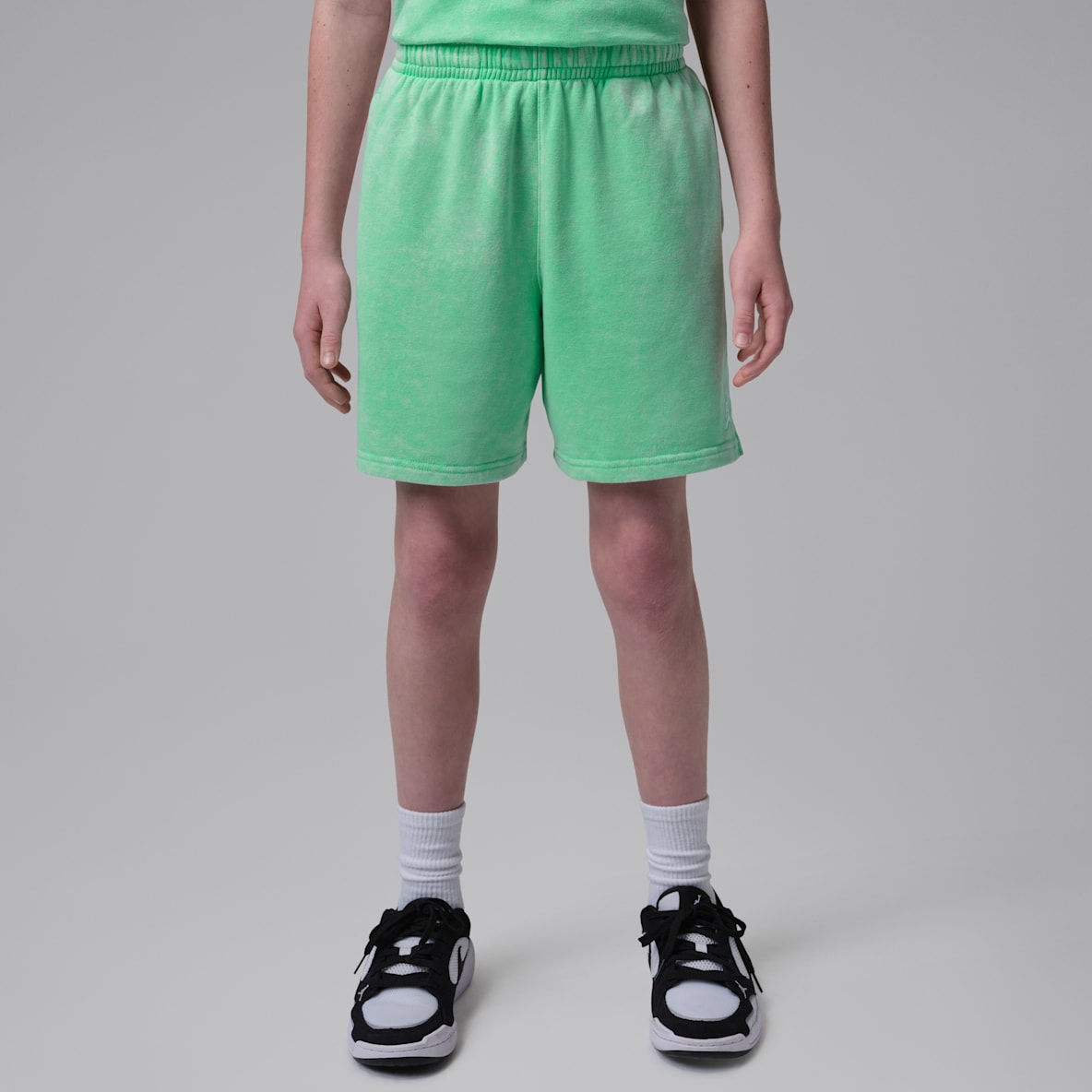 Jordan Big Kids' Brooklyn Washed French Terry Shorts