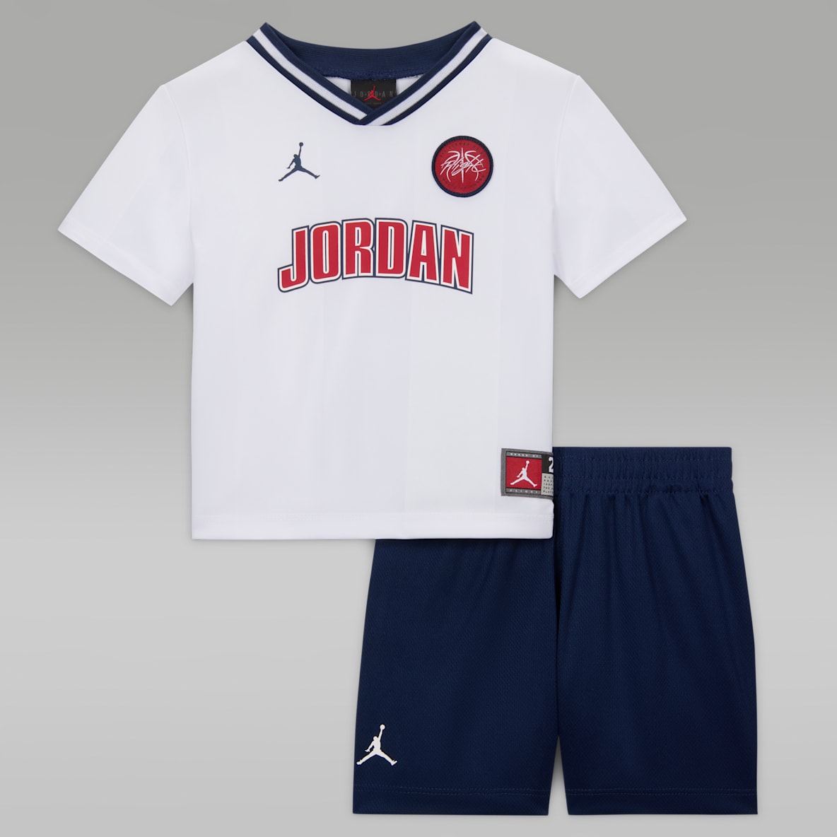 Jordan Set aus Sporttrikot und Mesh-Shorts für Kleinkinder